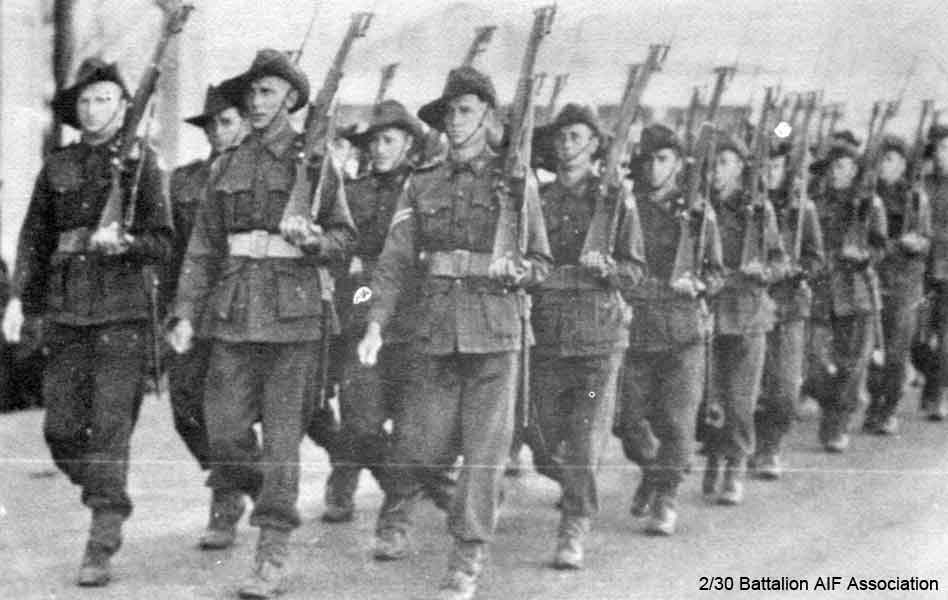 Pioneer Platoon
Marching through Tamworth.
