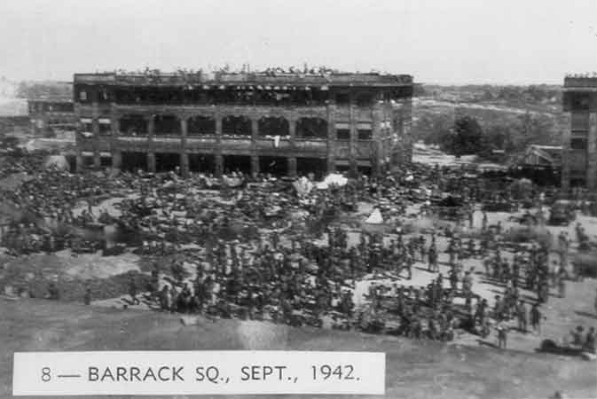 008 - Barrack Sq., Sept., 1942
