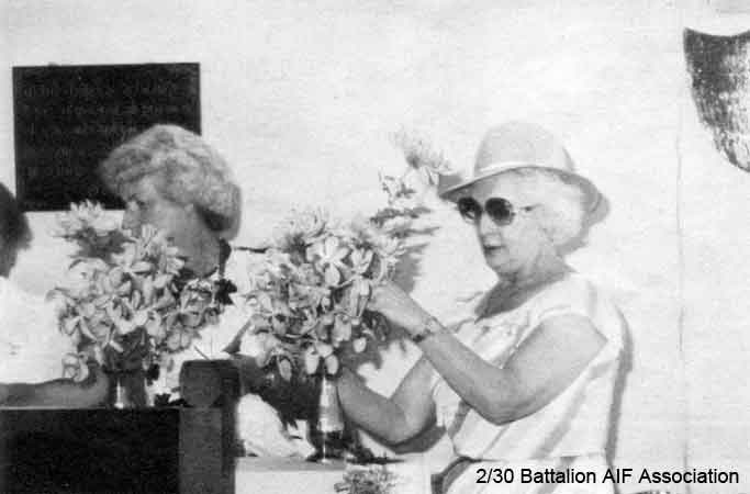 Makan 269
"Molly Forward and Norma Christensen, arranging flowers, in Changi Gaol Chapel."
Keywords: 061222 Makan269