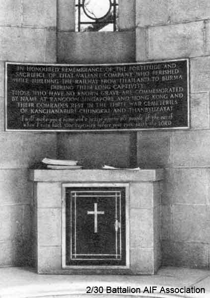Makan 269
"The War Graves Register, inside Cemetery entrance. A Commemoration Plaque above."
Keywords: 061222 Makan269