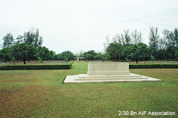Thanbyuzayat War Cemetery, Burma (Mynamar)
Stone of Remembrance

"Their name liveth for evermore"
Keywords: Thanbyuzayat